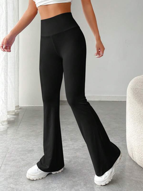 Dames sportbroek met hoge taille