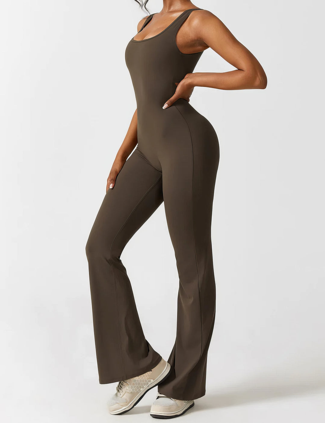 V-back jumpsuit voor vrouwen