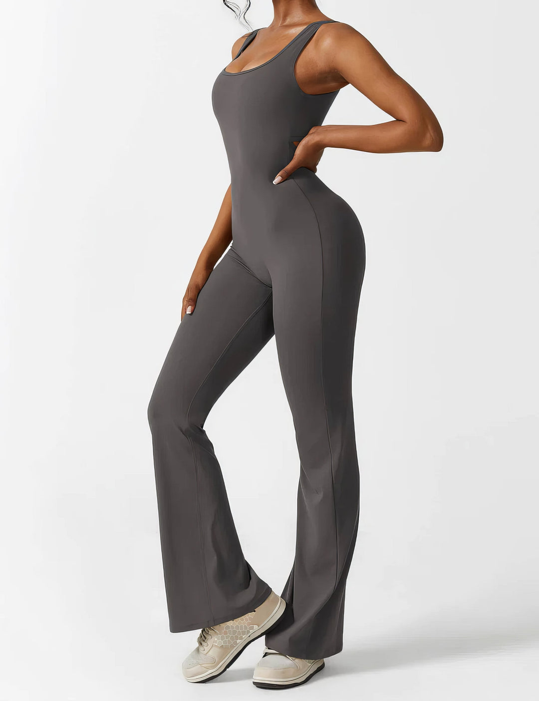 V-back jumpsuit voor vrouwen