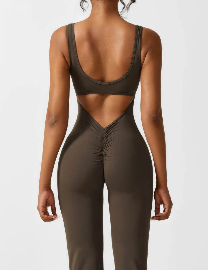 V-back jumpsuit voor vrouwen