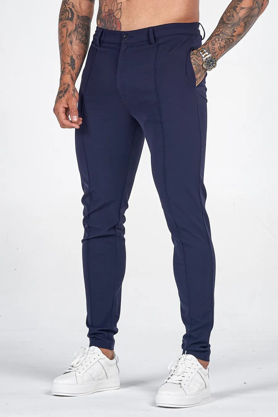 Casual slim fit herenbroek