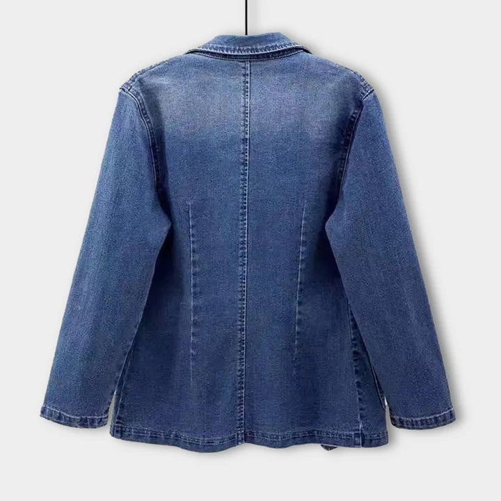 Dames modieuze denim blazer