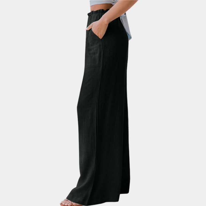 Klassieke wijde pantalon voor dames