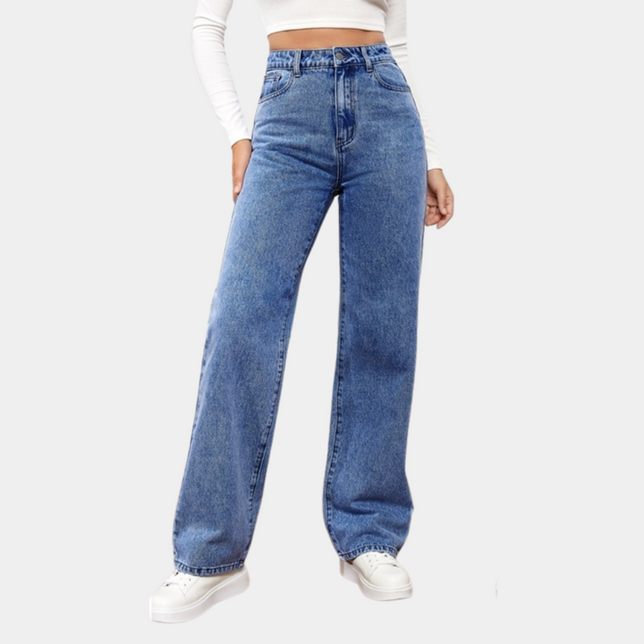 Casual wijde jeans voor vrouwen