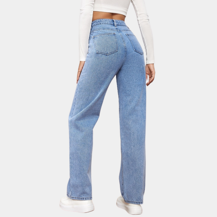 Casual wijde jeans voor vrouwen