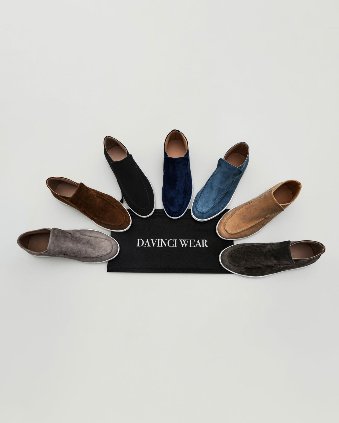 Suede heren loafers