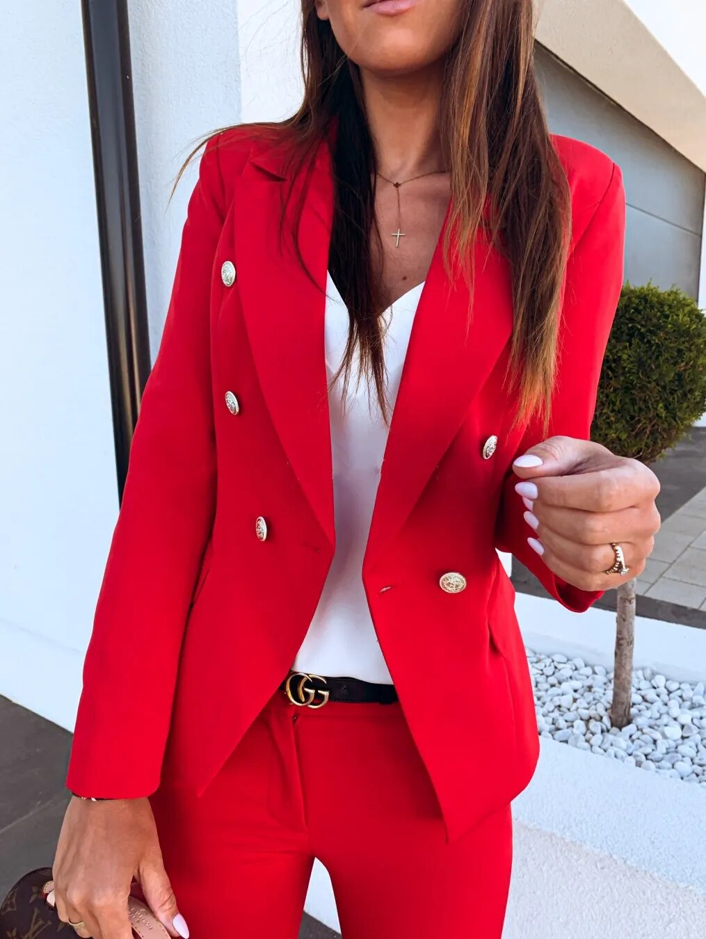 Dames, stijl Vrijetijd Blazer met capuchon