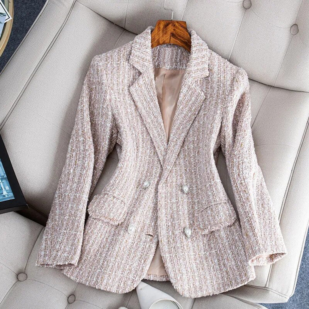 Elegante tweed blazer voor dames