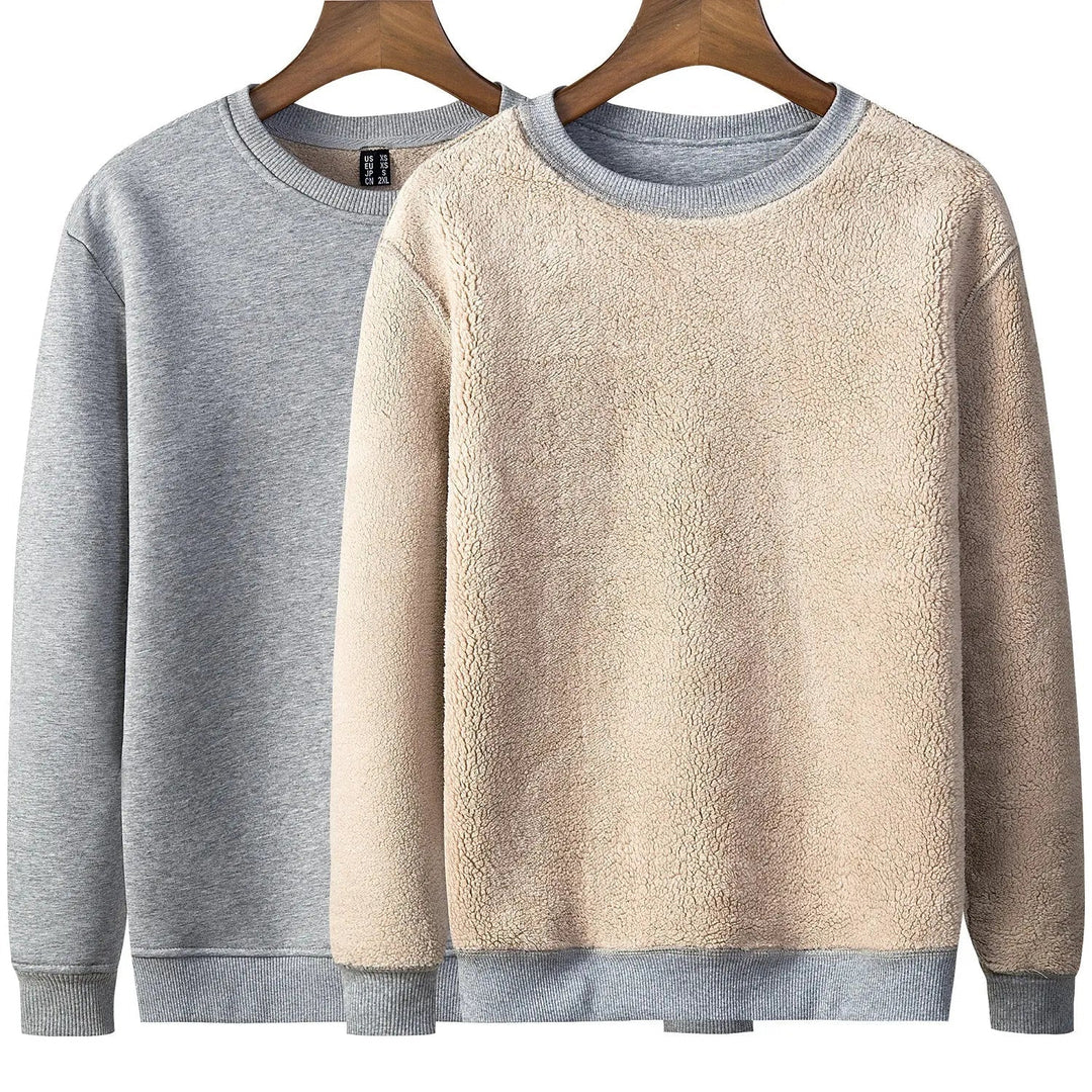 Comfort fit & zachte fleece trui voor heren