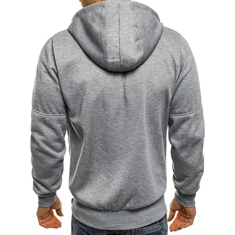 Herenhoodie met rits