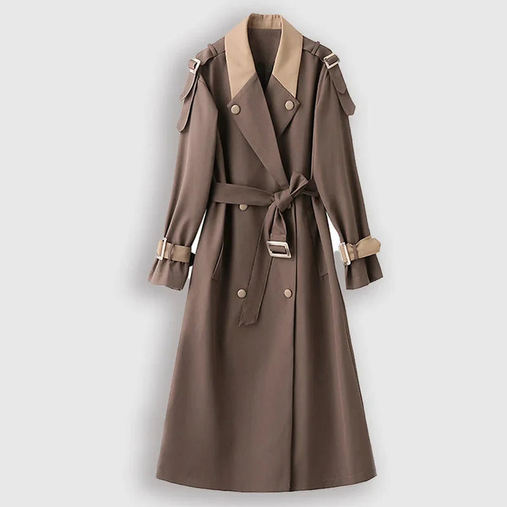 Lange dames trenchcoat