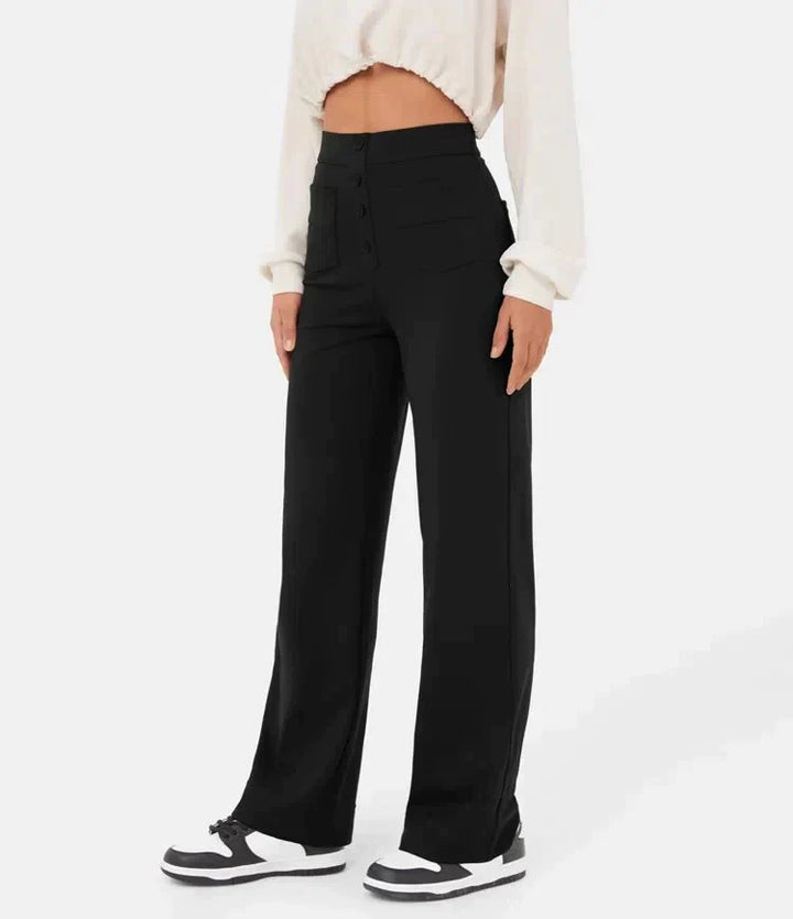 Dames Hoge Taille Elastische Broek