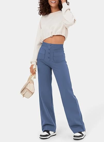 High-waisted broek voor dames