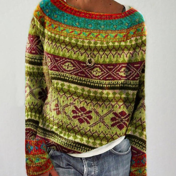 Dames trui in boho stijl