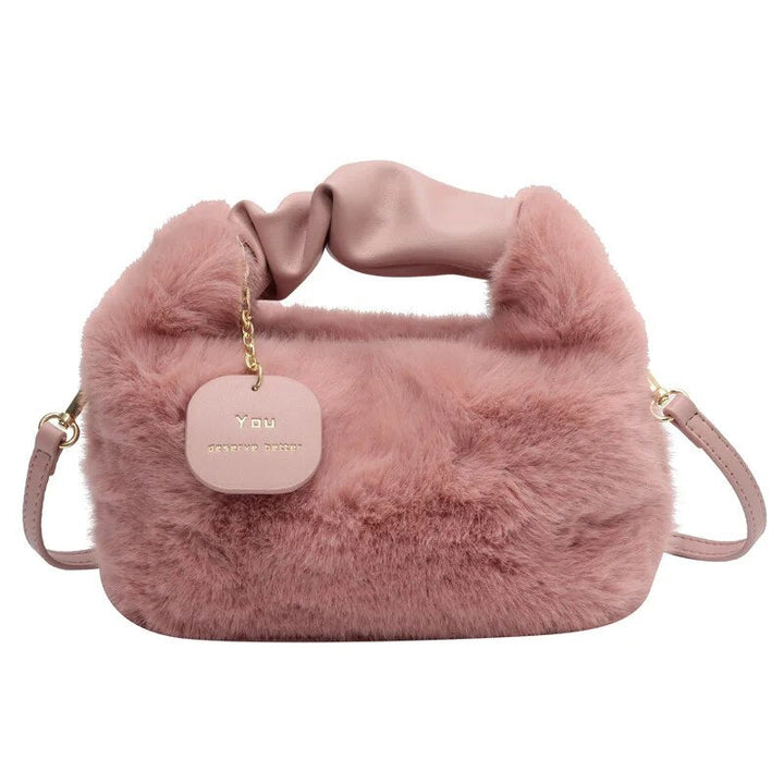 Fluffy crossbody tas voor dames